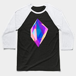 Abstract colored crystal. Baseball T-Shirt